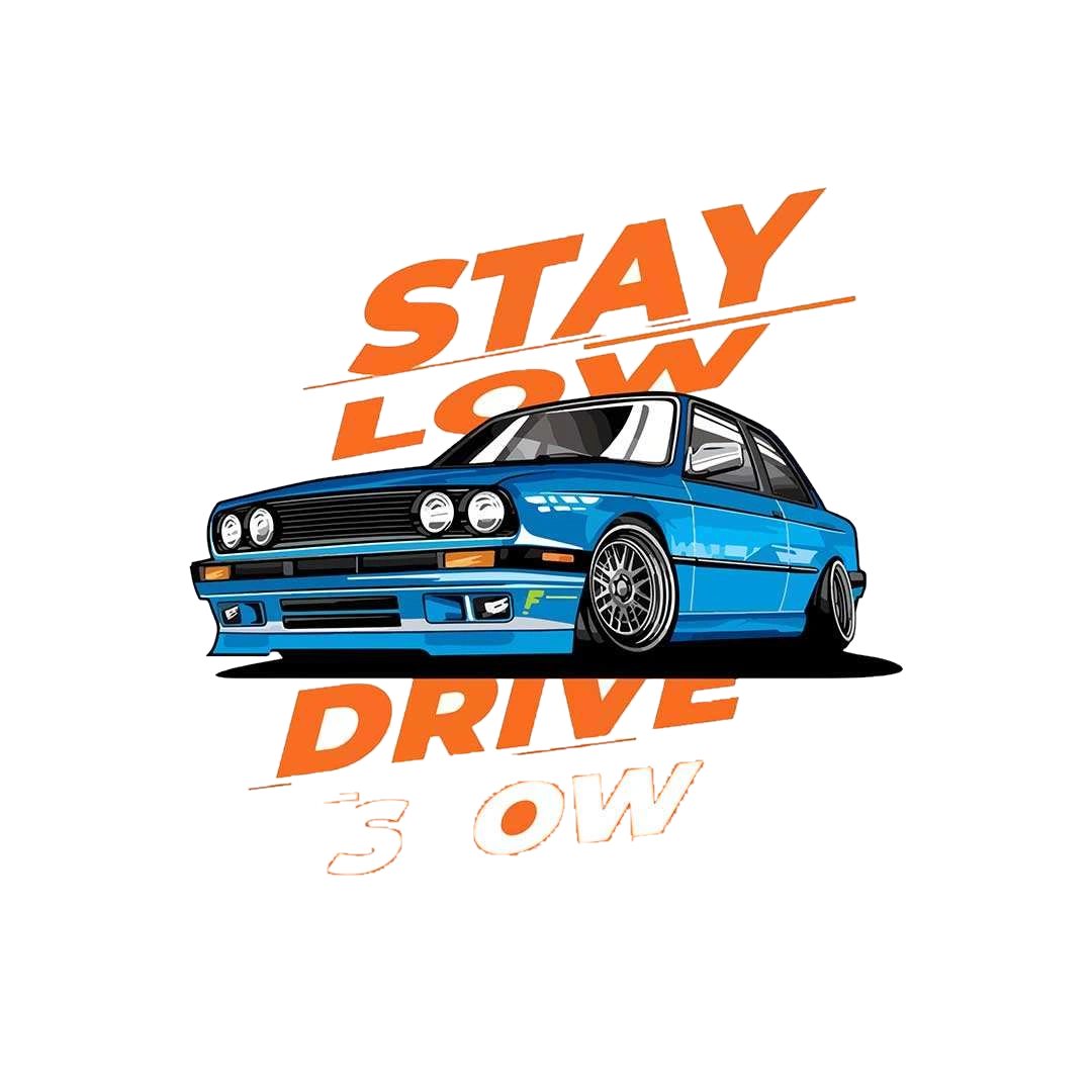 Stay Low Drive Slow Sticker